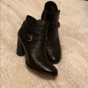 Cole Haan black heeled boots